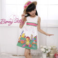 Printed Children's Wear Fashion Design Small Girls Summer Dress